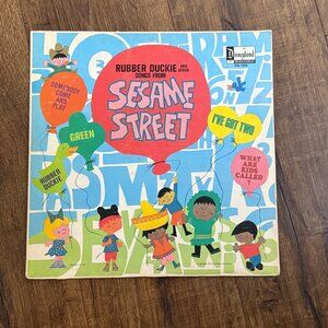 Disneyland Records Rubber Duckie & Other Songs from Sesame Street LP DQ1334